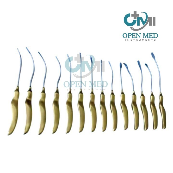 Plastic Surgery Lift Dissectors Stainless Steel Instruments Set Of 14 Pcs