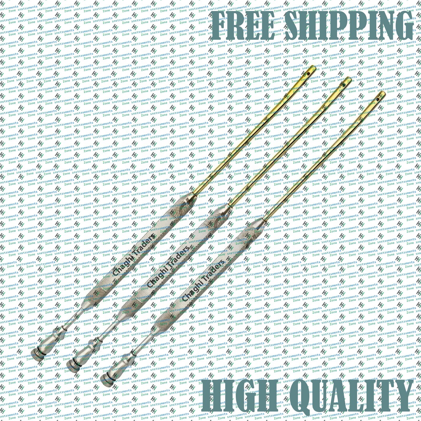 Gorney Freer Septum Suction Elevator 5 PCs Set ENT Plastic Surgery Endoscopic