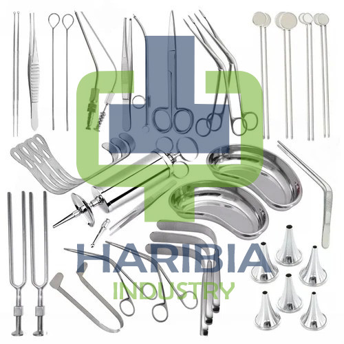 ENT Examination Set of 39Pcs for inspection of Face Ears Nose & Throat