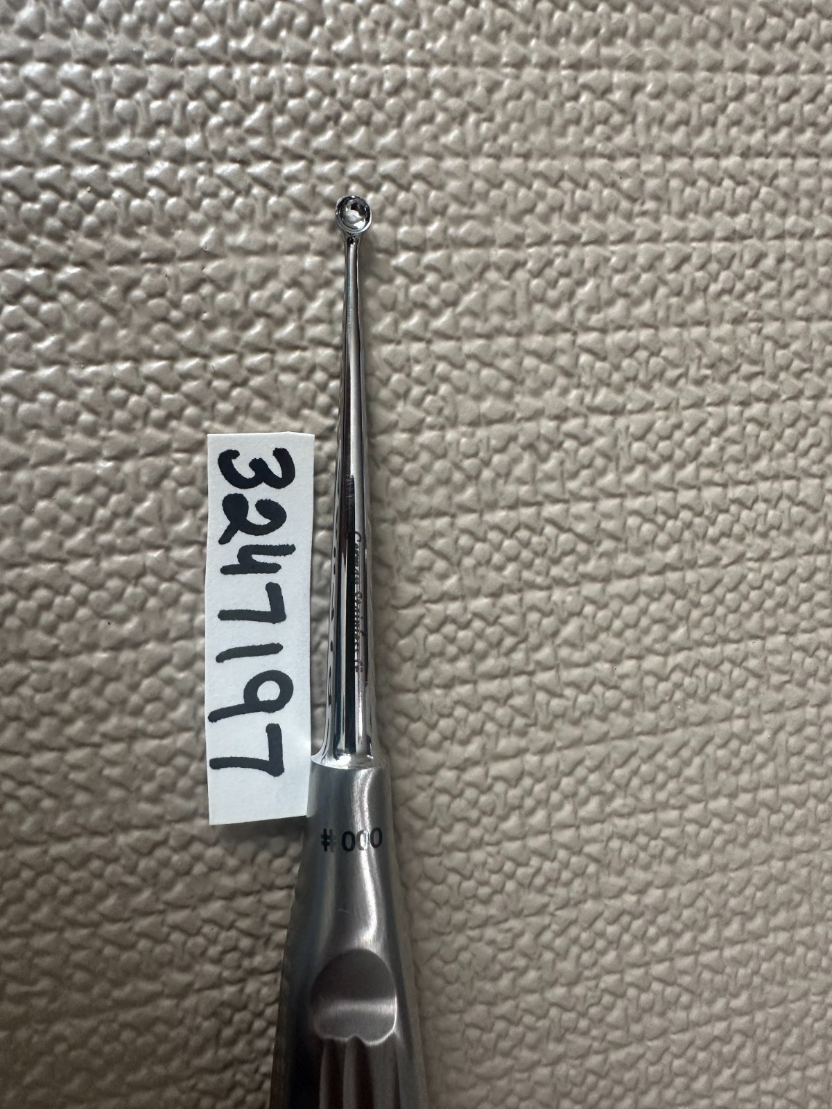 1PCS–BRUN ORTHOPEDIC CURETTES#000—- 6-3/4″