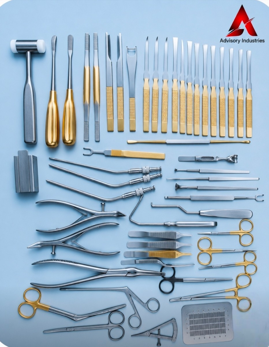 Rhinoplasty ENT Plastic Surgery Instruments A Quality Set 50 Pcs | Free Shipping