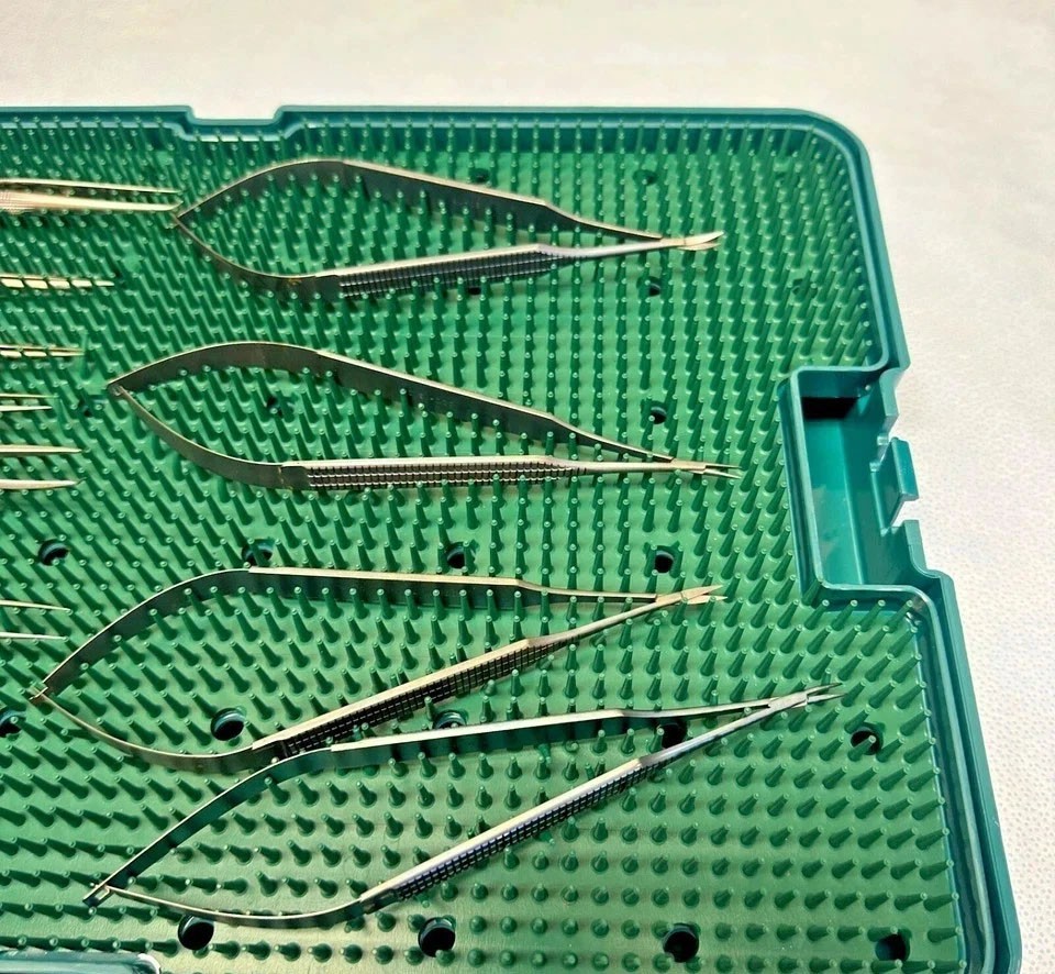 11 Piece Codman ASSI Micro Instrument Tray w/ Sterilization Case