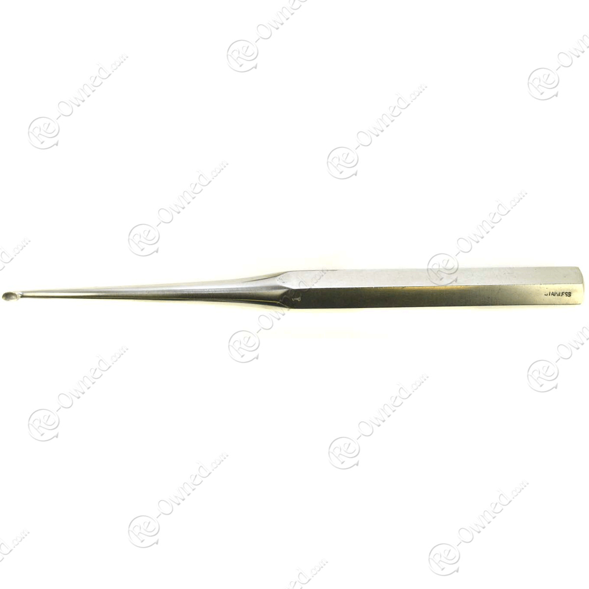 Bruns Curette Hex Handle, Size 1, 4.7mm Cup, 9in Length X:OS997-004