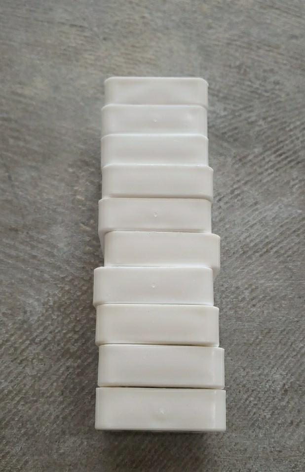 Lot 10 Microban Zirc Magnetic Dental Bur Holder 1½” White