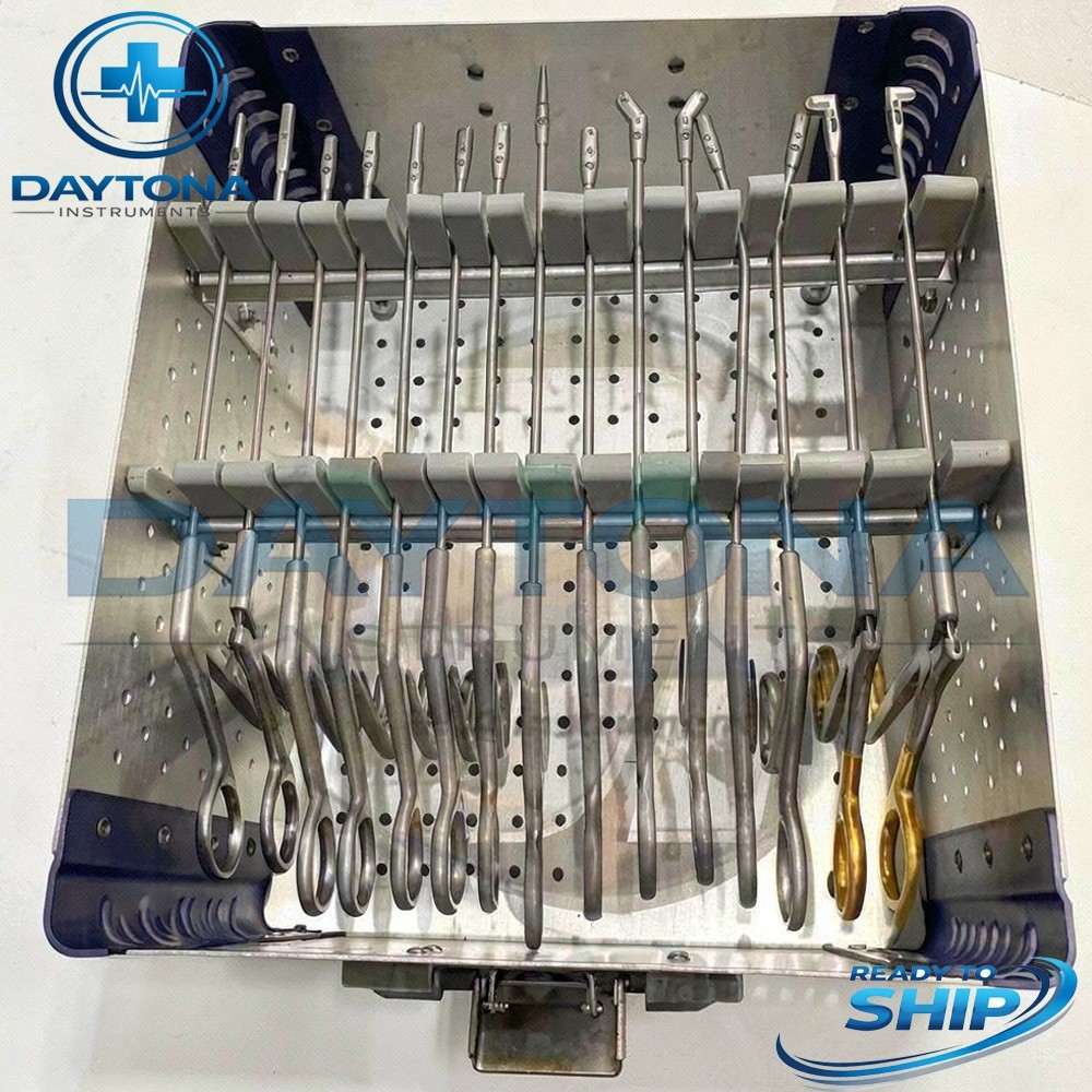 Arthroscopy Forceps Set knee surgery set 15 pcs with sterilization Box