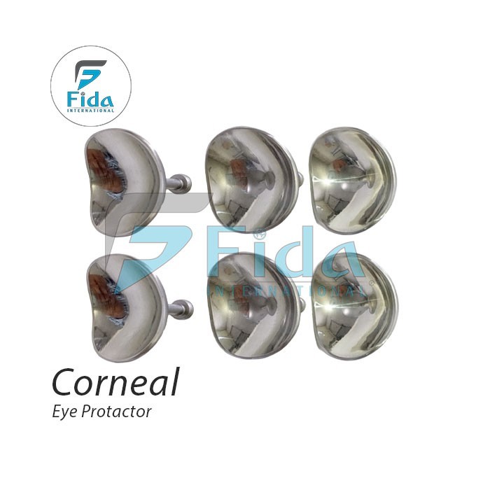 New Corneal Laser Eye Sheild Protector Small Medium Large 6pcs Stainless Steel