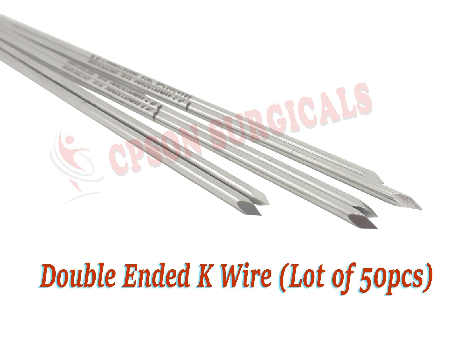 Veterinary Positive Profile 9Inch K Wire (Lot of 50pcs) Veterinary Instrument SS