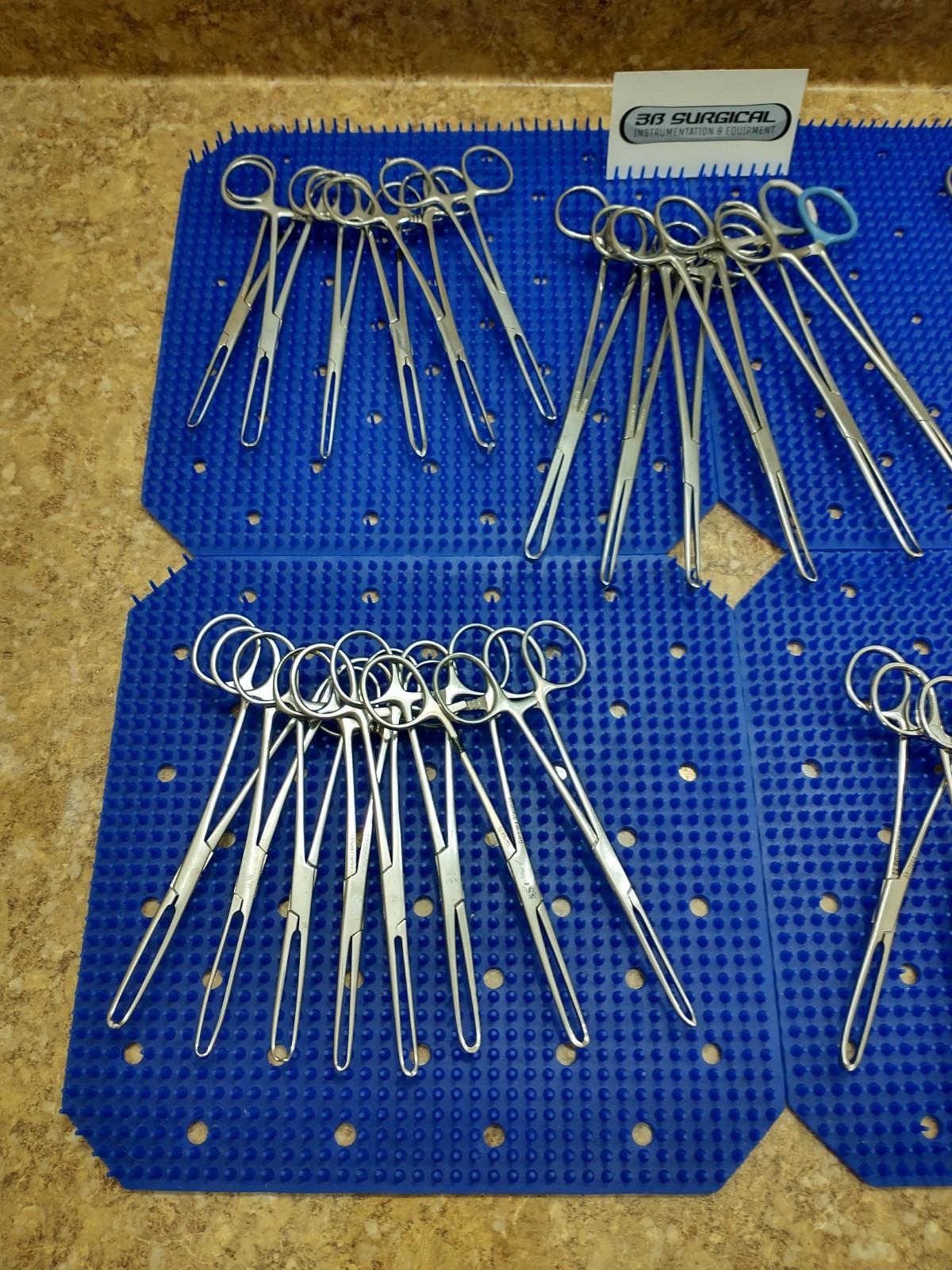 27 AESCULAP CODMAN V MUELLER SSI ALLIS TISSUE FORCEPS / CLAMPS 6″ 7.5″ 8″ 10″
