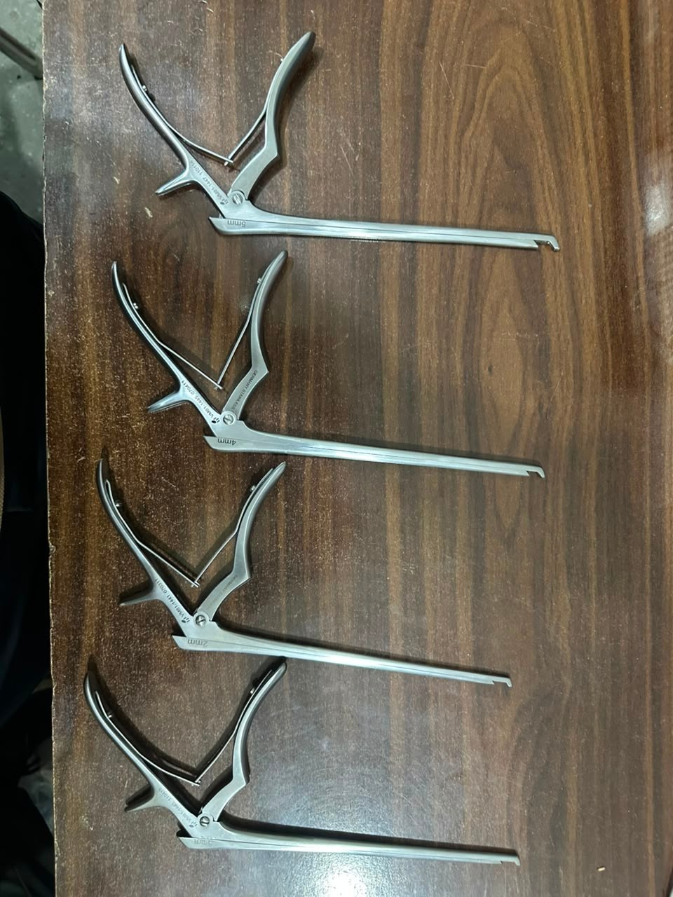 V. Mueller Kerrison Rongeur Set 1mm 2mm 3mm 4mm 4 Pc Neuro Spine Surgical