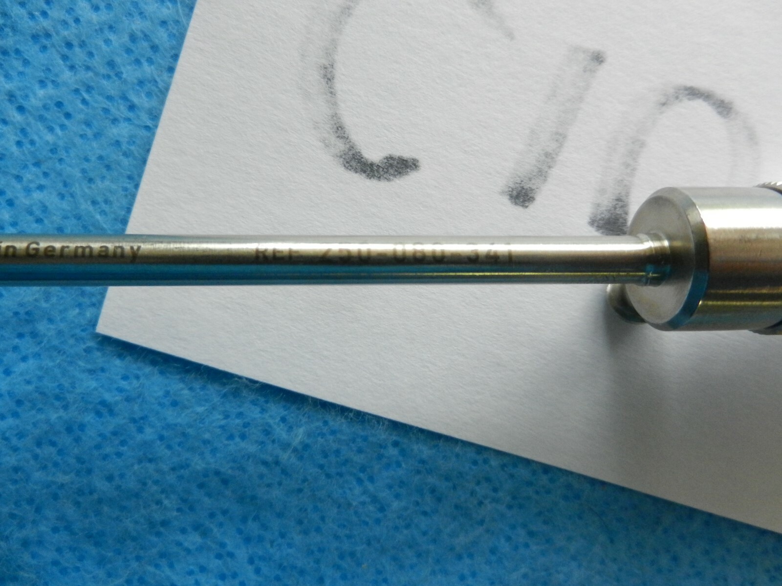 Stryker Surgical Laparoscopic 5mm Left Curved Needle Holder 250-080-341