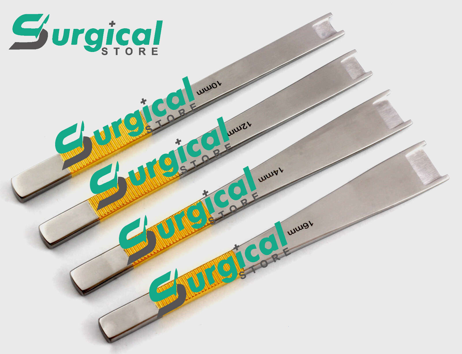 Cinelli Guarded Osteotome 16 cm Straight 4 PCs Set Orthopedics Surgical S.S