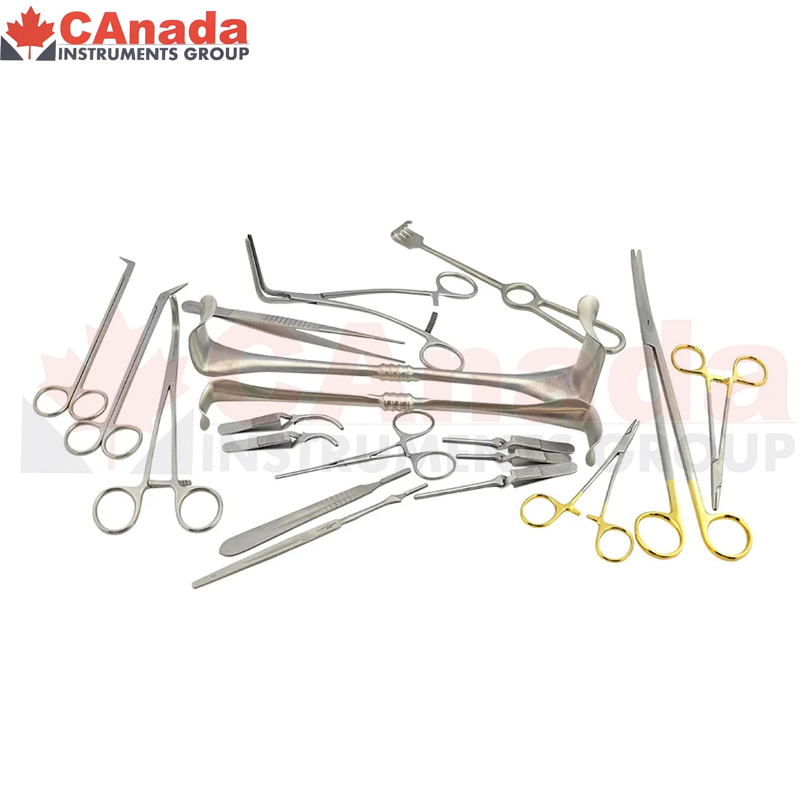 Coronary Artery Bypass Open Heart Grafting Surgery Instruments Set
