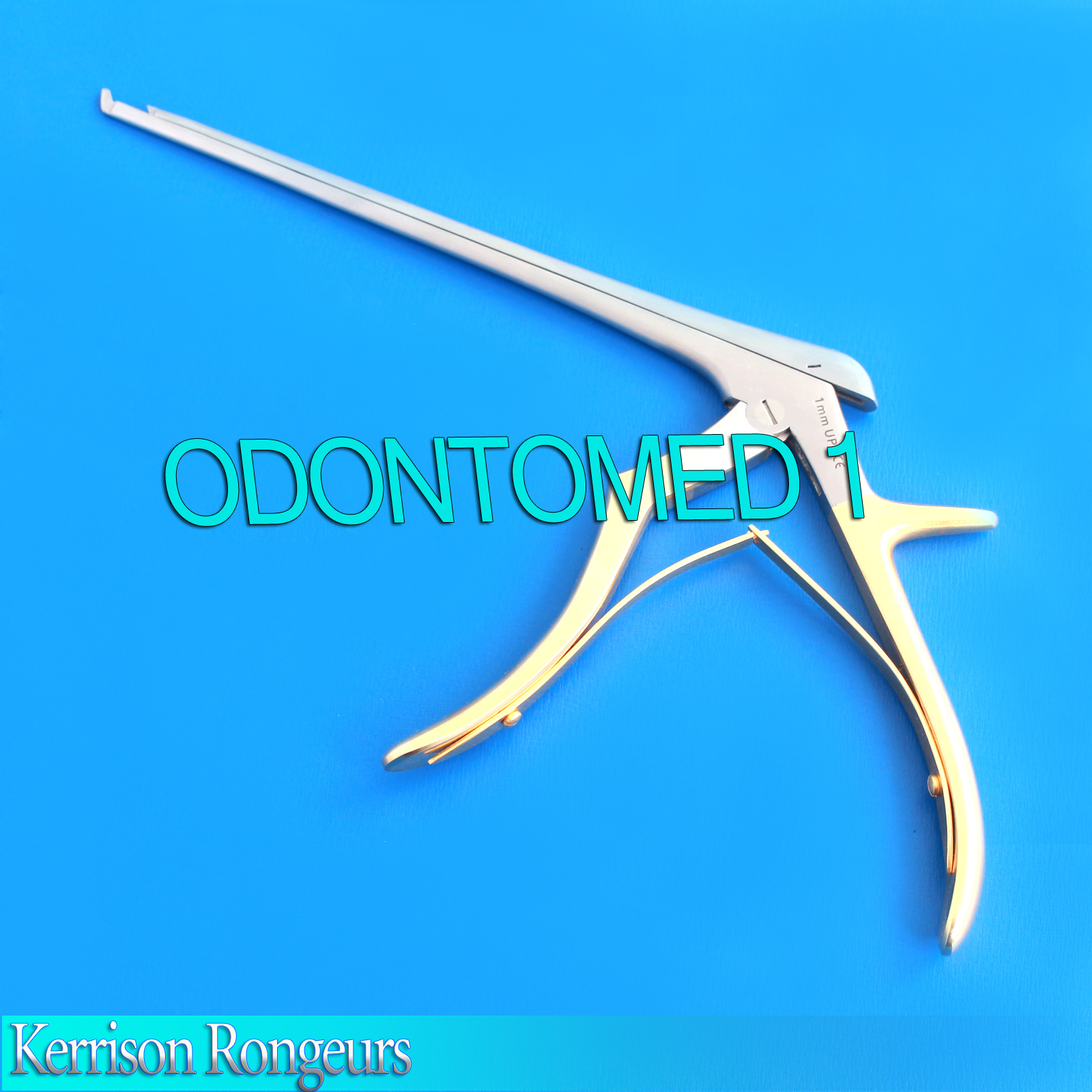 KERRISON Rongeurs Silver & Gold (1mm) Cervical Orthopedic Surgical Instruments