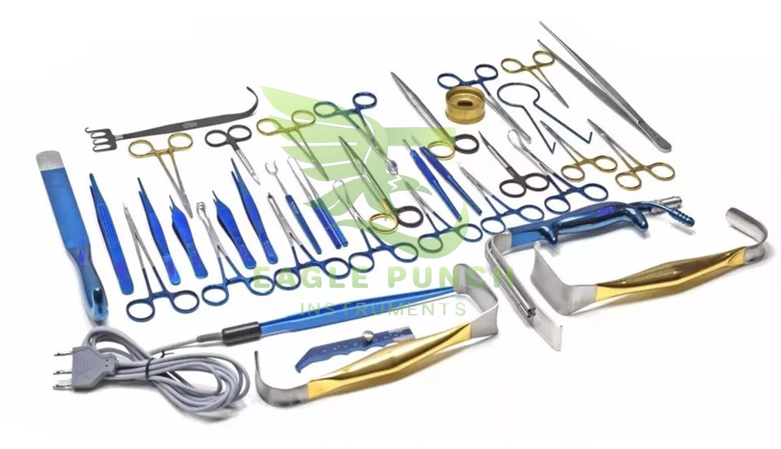 Tebbetts Breast Surgery Instruments Set of 38 PCs, Breast Augmentation Set