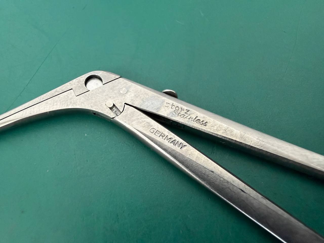Storz N1705-86 ENT Micro Spoon Tongs Tweezers / ENT Micro Oval Cup Forceps