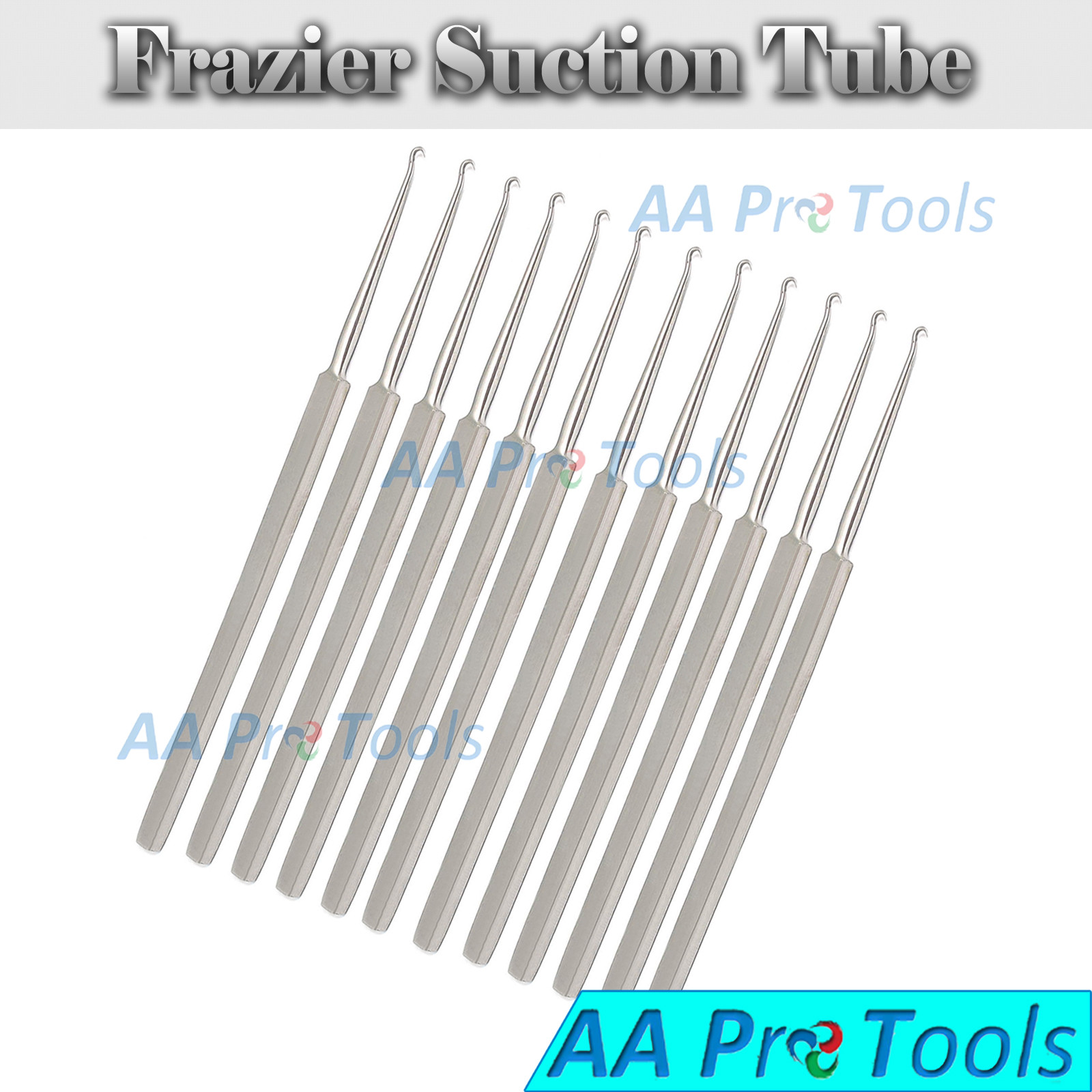 12 Frazier Skin Hook Neuro Surgical Dental Instruments Stainless Steel