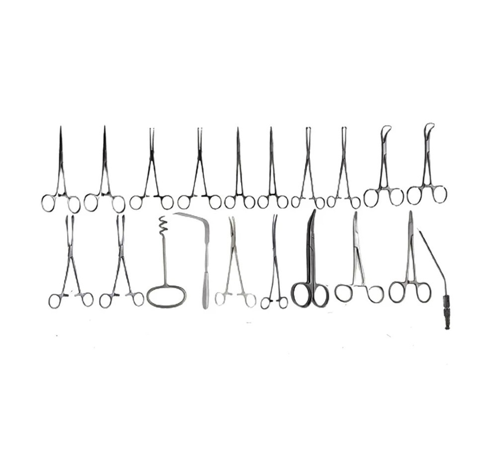 Hysterectomy Abdominal Surgery Set 62 Pcs Vaginal Hysterectomy Instruments