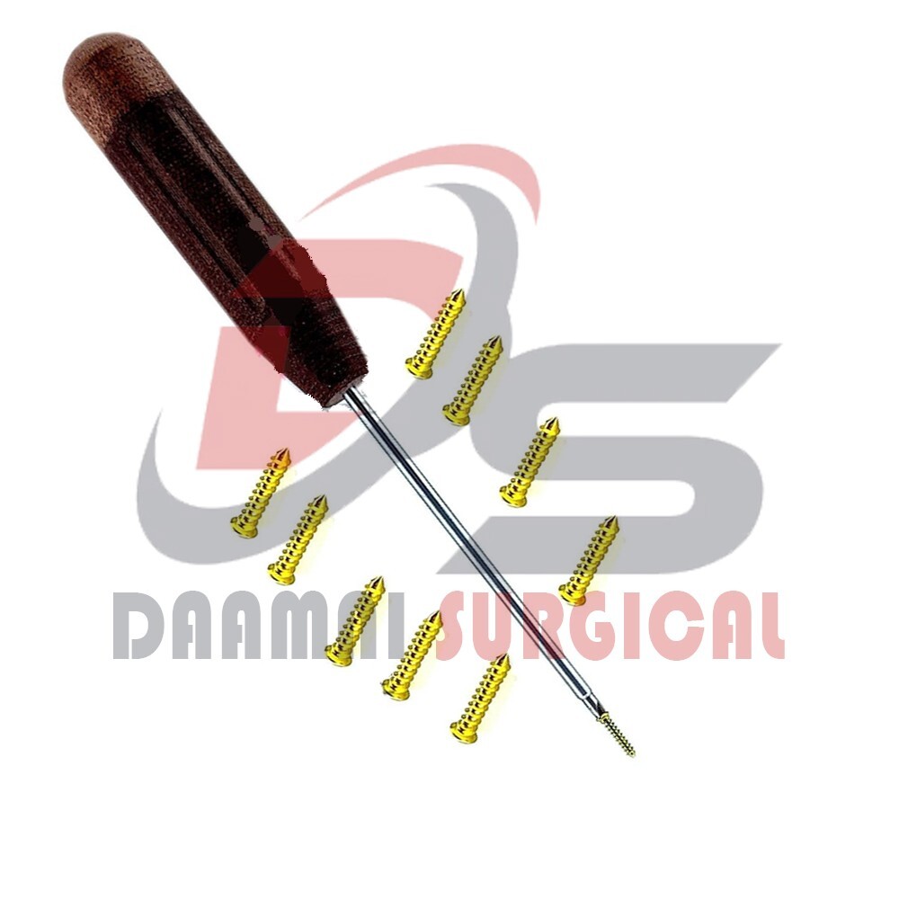 Maxillofacial Screws Cross Head Titanium 2.0mm 101 Pcs Instruments