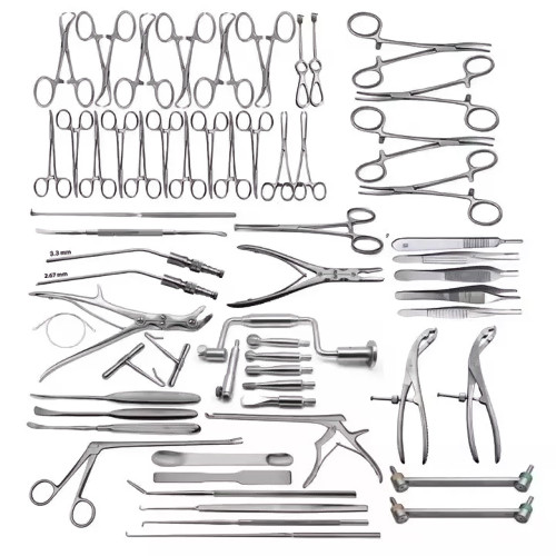 NeuroSurgery Instruments Set Of 151PCS German Stainless Steel Surgical