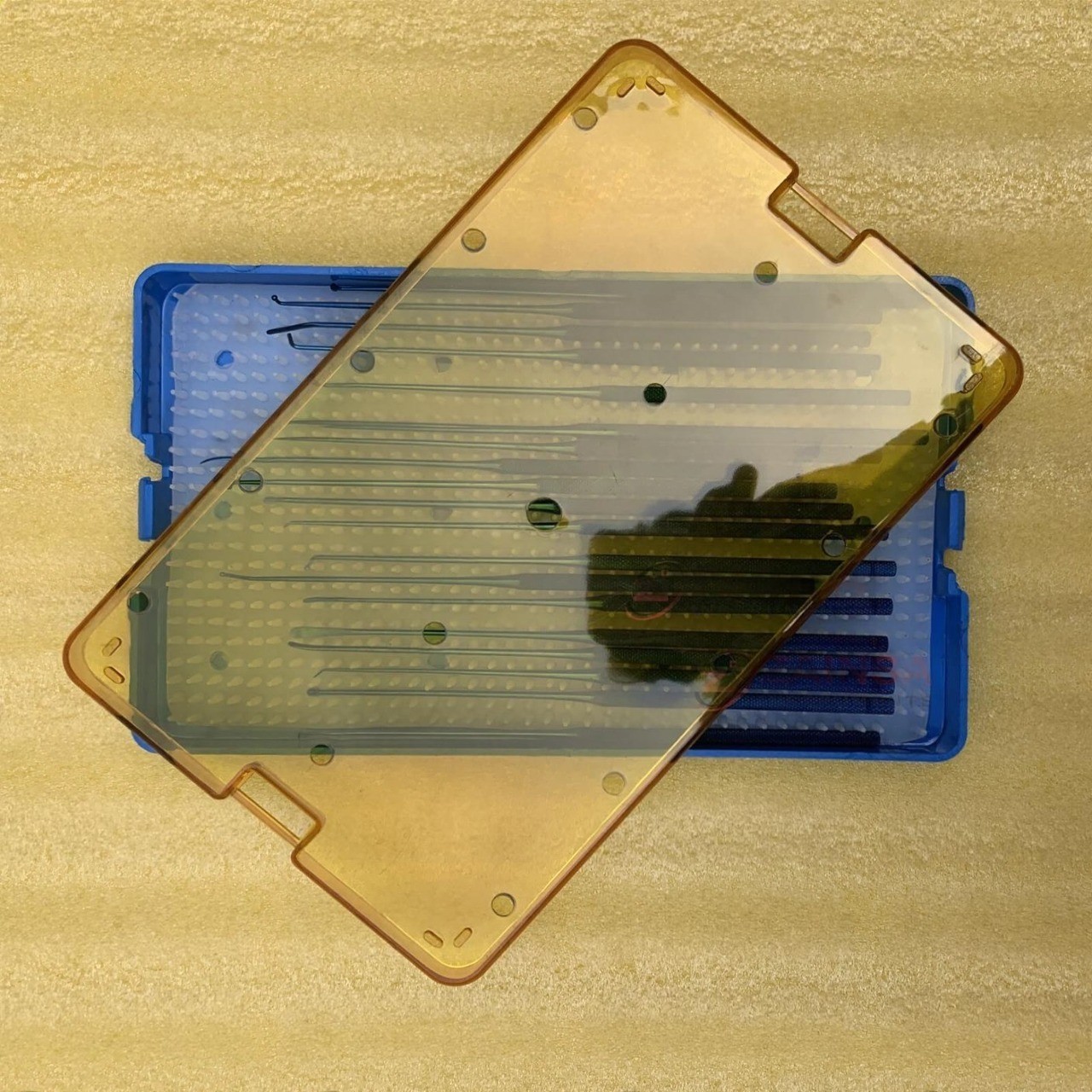 New Micro Dissector Expanded 20 PCs Set, Neurosurgery Set With Sterilizing Case