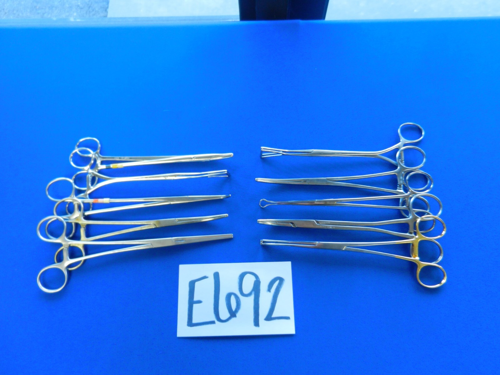 E692 Jarit V. Mueller Pilling Lot of 10 Forceps 20-22.5cm Overall Length