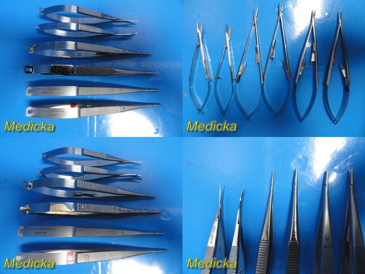 Miltex Jarit Katena Millennium Ophthalmology Micro Surgery Instrument Tray~29813