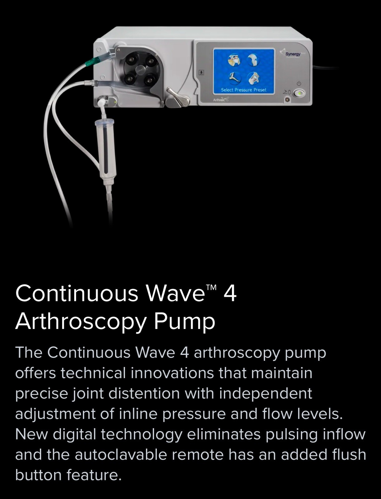 ARTHREX AR-6413 Inflow Tube Set, For Continuous Wave 4 Arthroscopy Pump. One Pcs