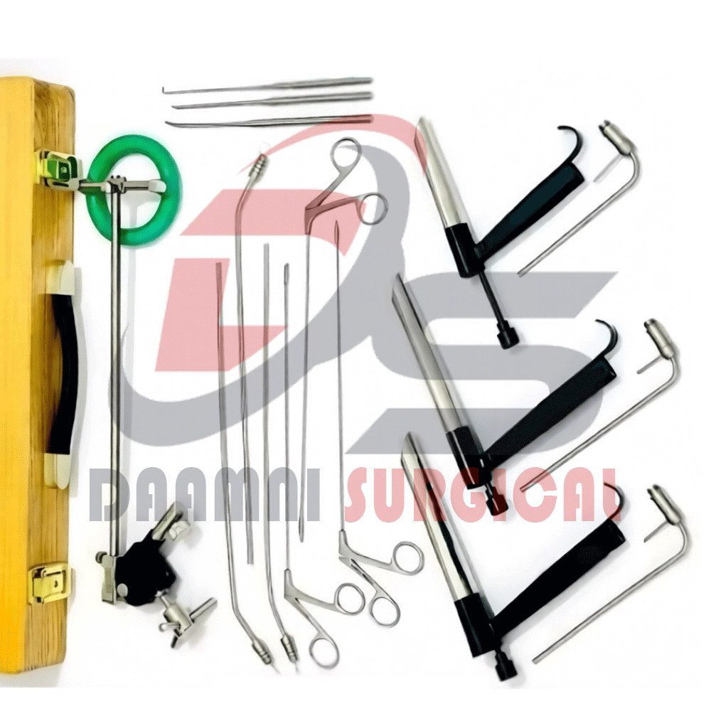 Pedestal Laryngoscope Set Micro Laryngeal Surgery ENT Endoscopic Set