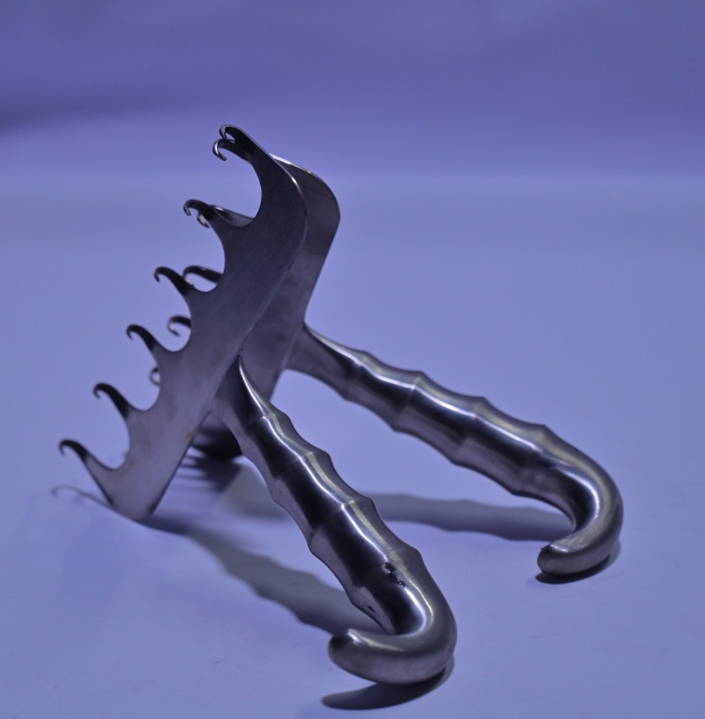 Yancoskie Abdominal Retractor 3 Pcs Set Stainless Steel Surgical Instruments