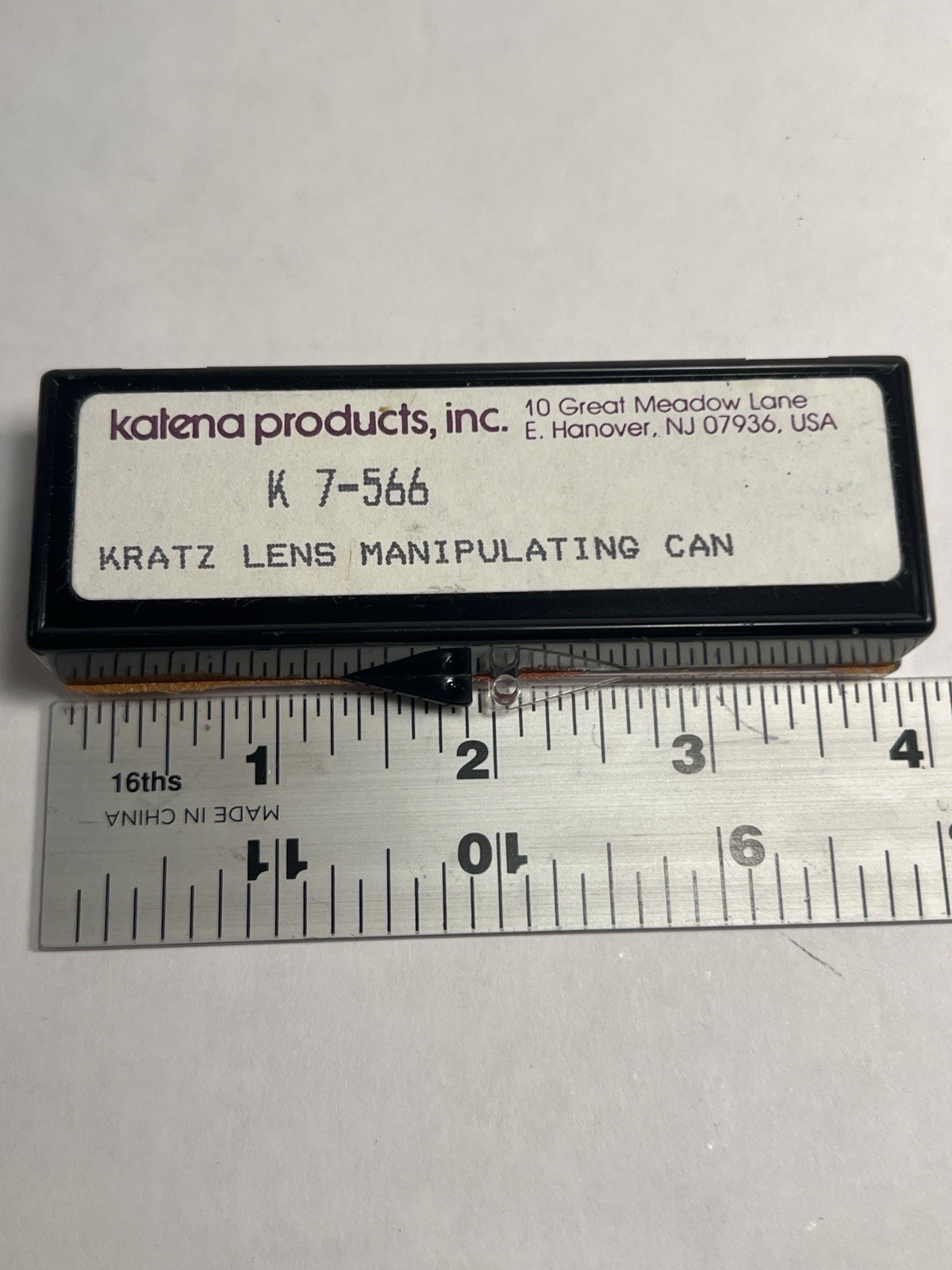 Katena K7-566 Kratz Lens Manipulating Cannula – Unused – Original Packaging