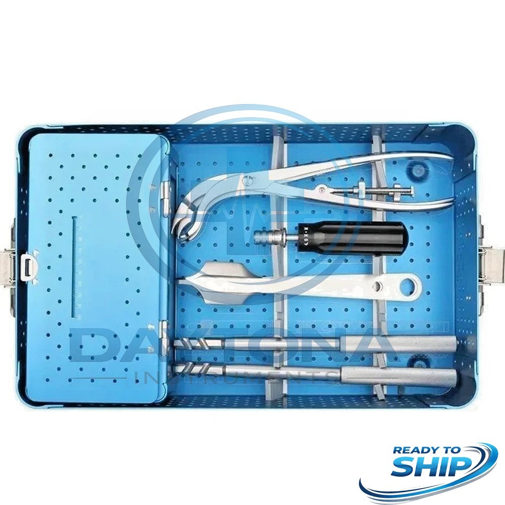 Large Fragment Locking Instrument Set , Screw Tray Orthopedic Surgical Traum