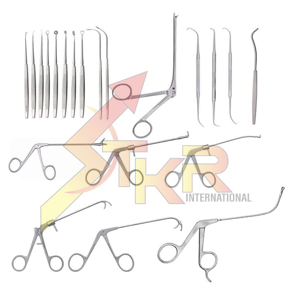 Fess Instruments Set 21 PCs Endoscoplc Nasal Sinus Surgery Fess Instruments Set