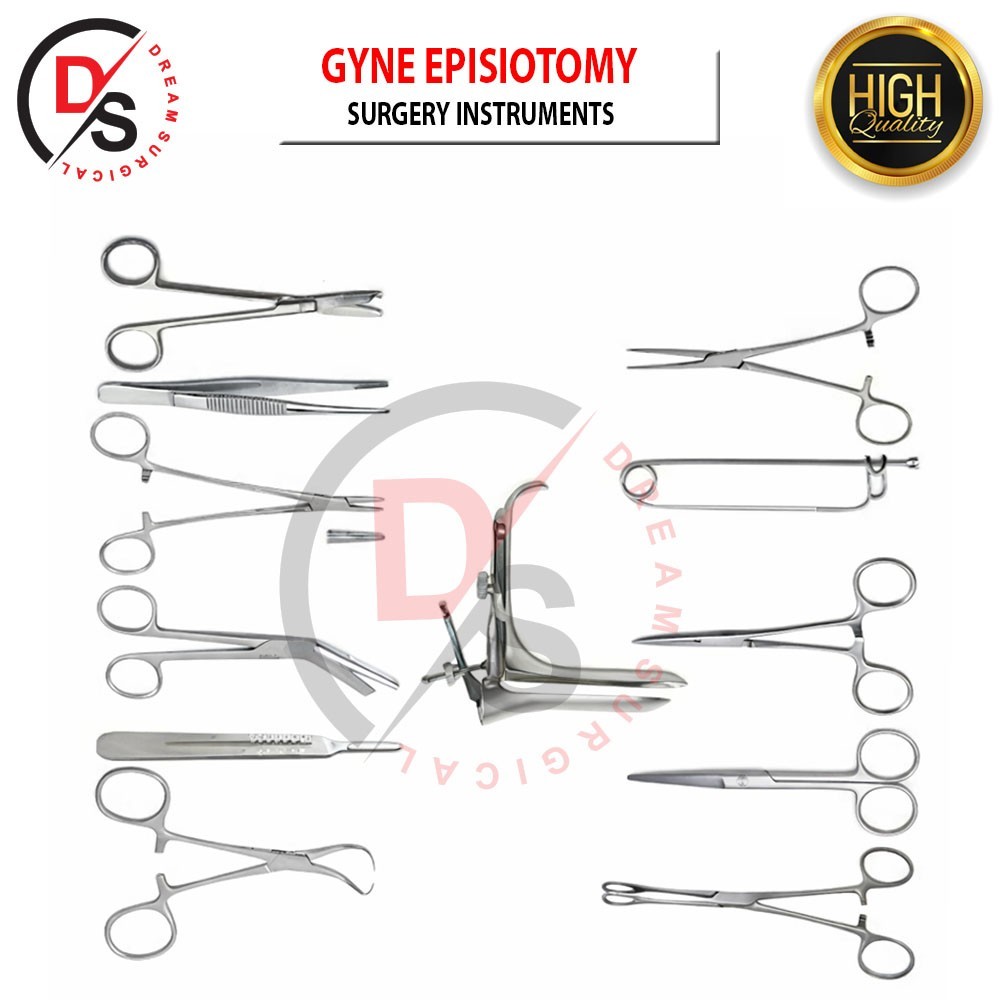 Gyne Episiotomy Surgery Instruments Set of 20 Pcs