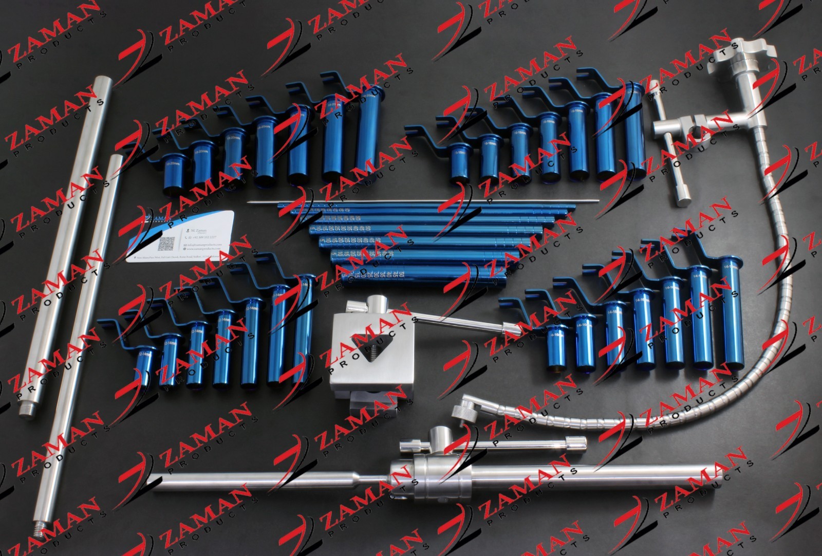 Mis Retractor System Tubular Retractors With Blue 41 PCs Set Surgery Instruments