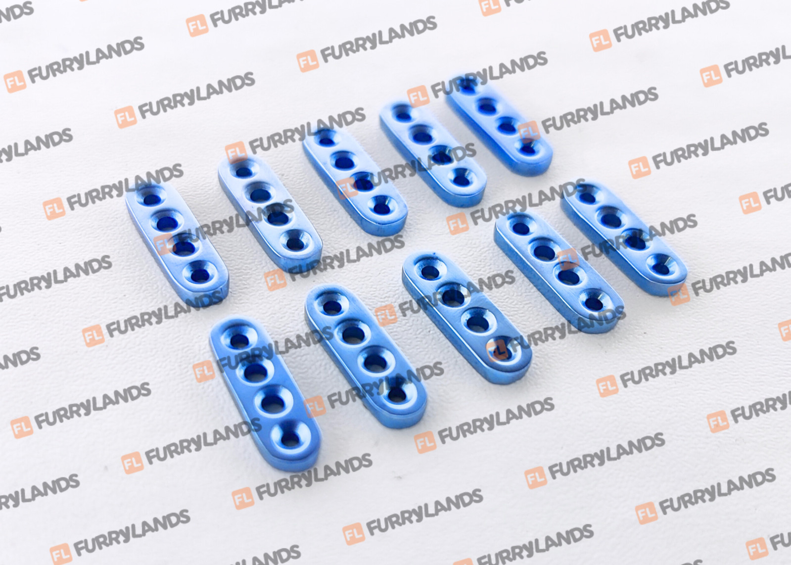 1.5/2.0mm Titanium Endo Button Plates 5mm x 16mm – 10 Pcs Knee Set