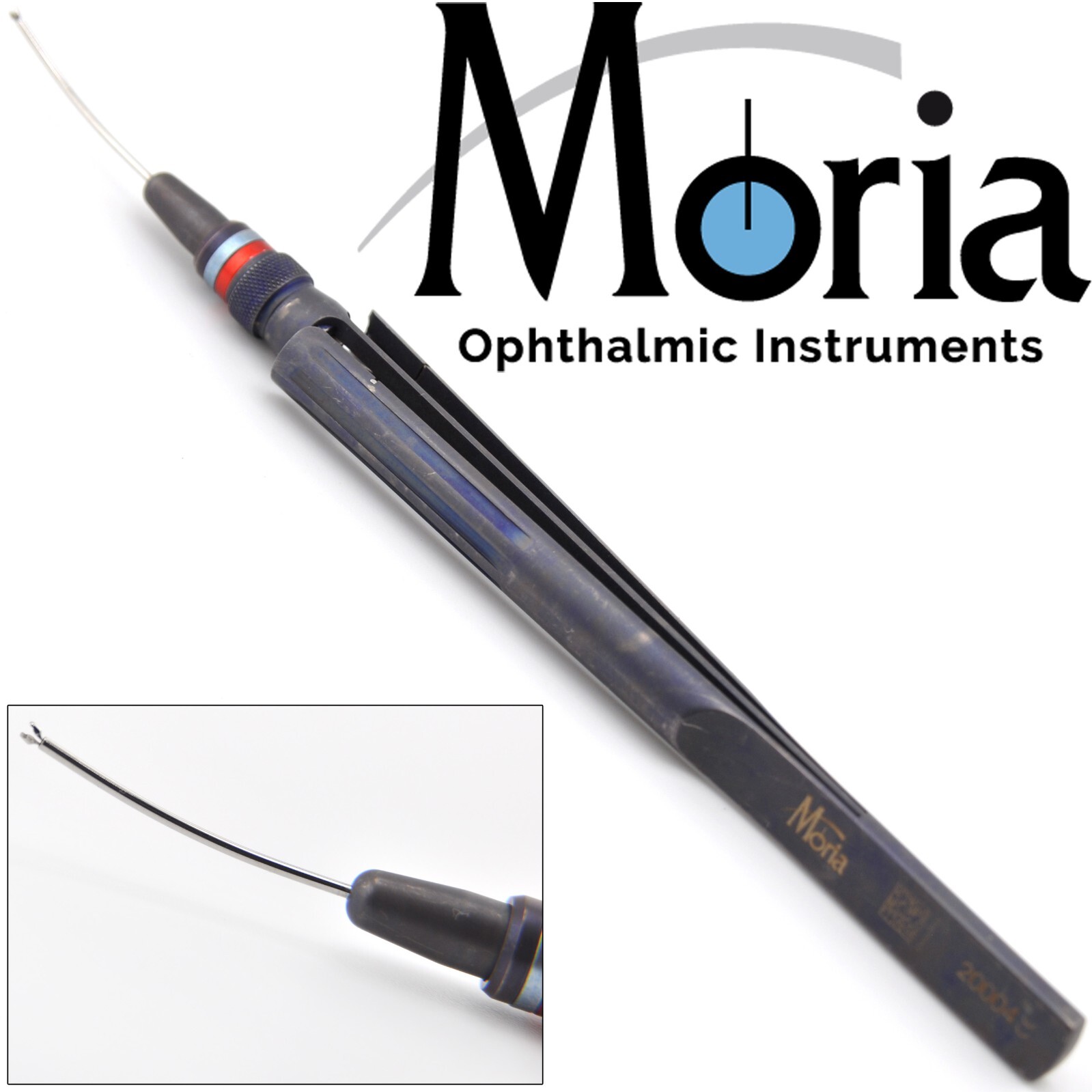 Moria 20004 20G Busin Distal Control Micro Forceps for Cataract & Eye Surgery
