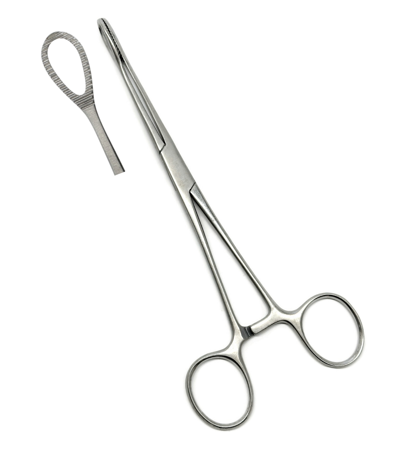 Codman 32-6010 Sponge Forceps, Straight, Serrated, Mirror-Finish, 7in – 4.18