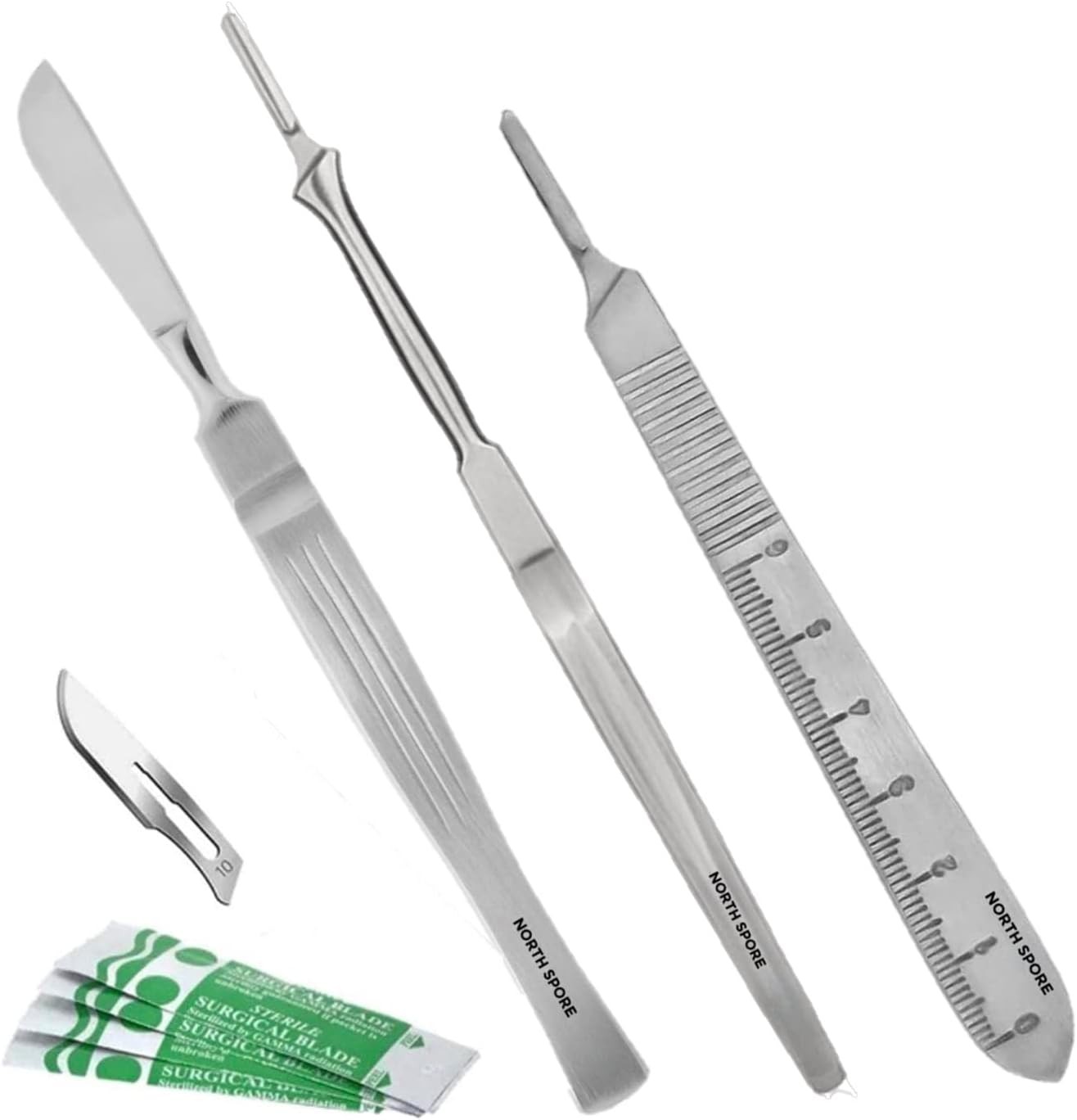 7-piece Stainless Mycology Lab Instrument Set Mushroom Cloning & Culturing High