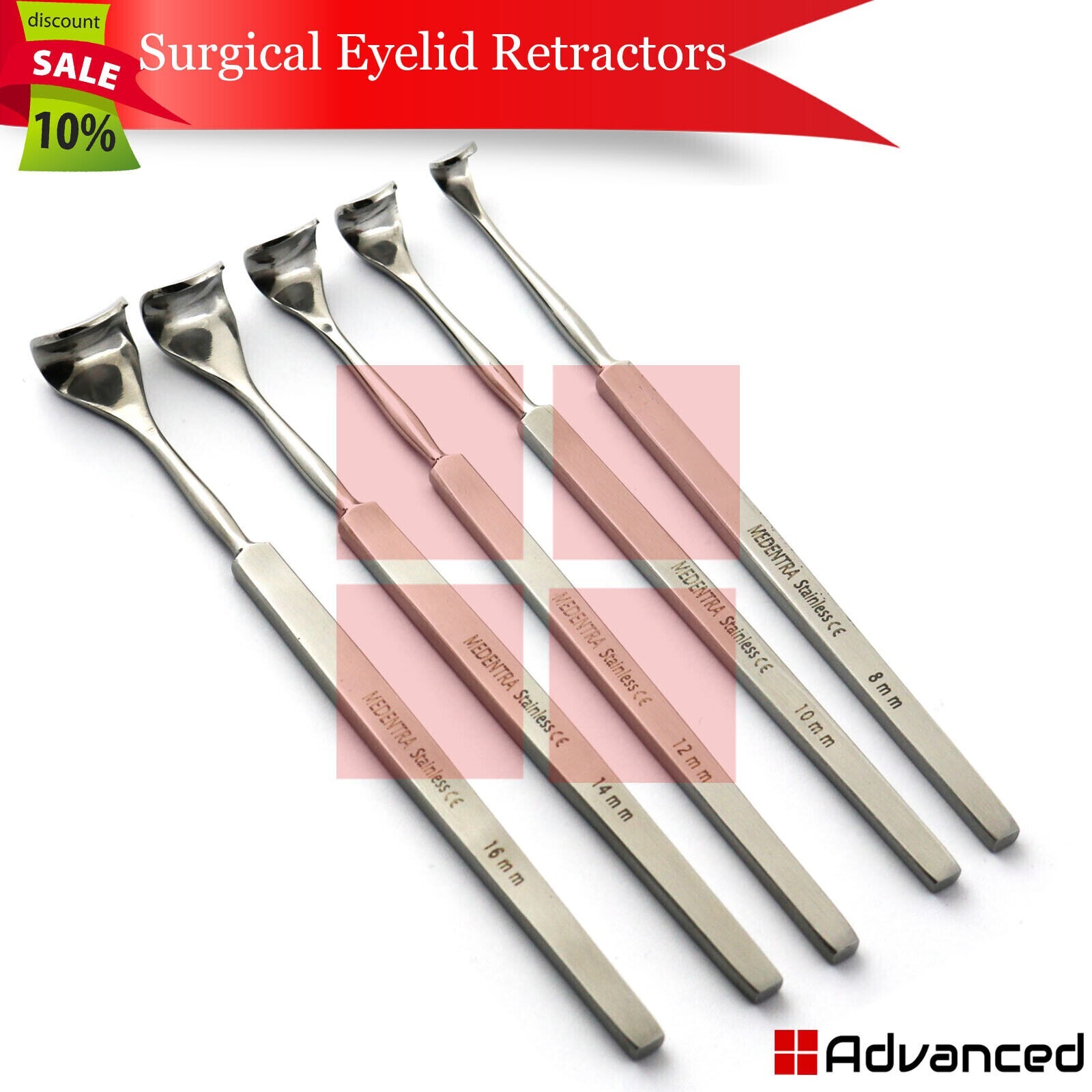 Blepharoplasty Kit Ophthalmic Retractor Forceps Eyelid Cataract Surgery Set