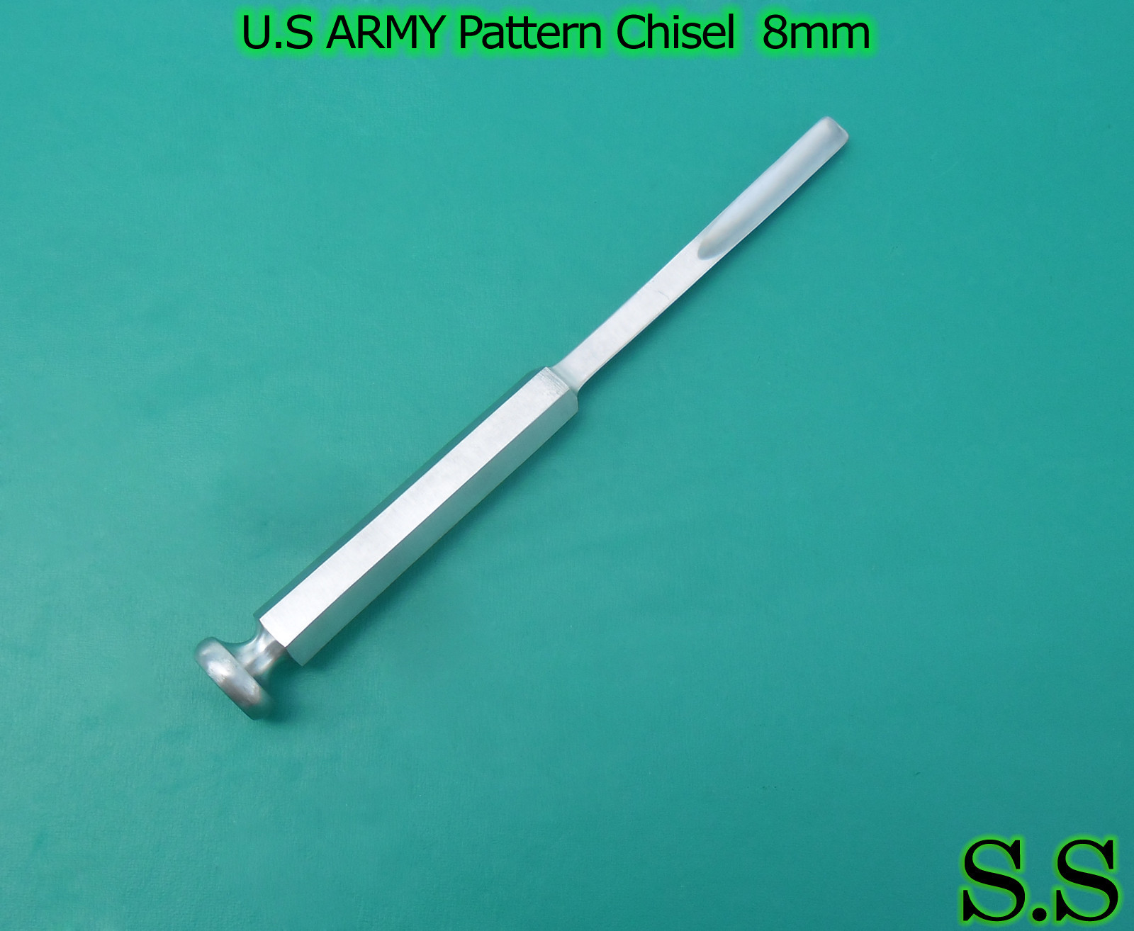 US Army Pattern Chisel Orthopedic Surgical Veterin 8mm