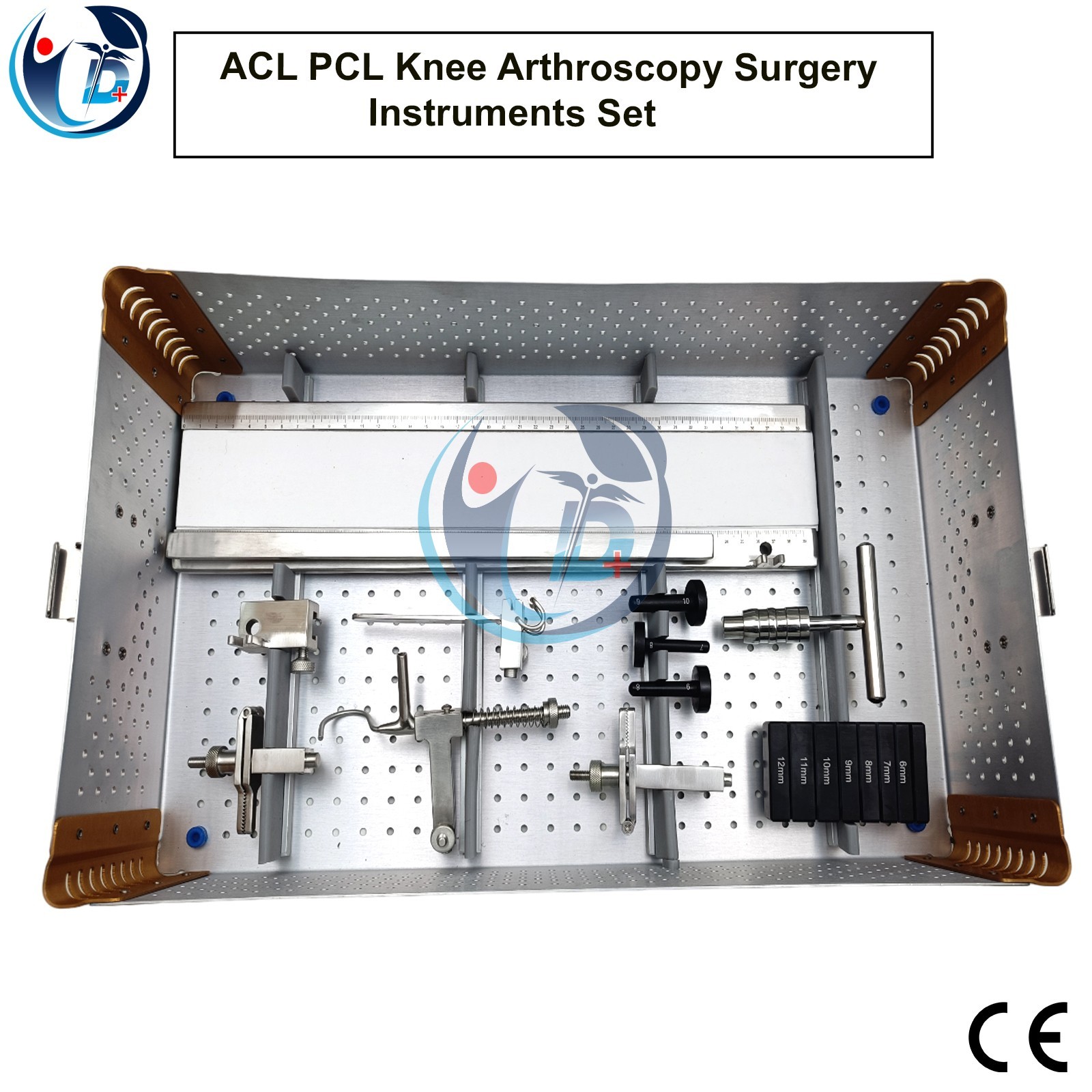 ACL PCL Reconstruction Instrument Set 48 Pcs Knee Arthroscopy Surgical Kit
