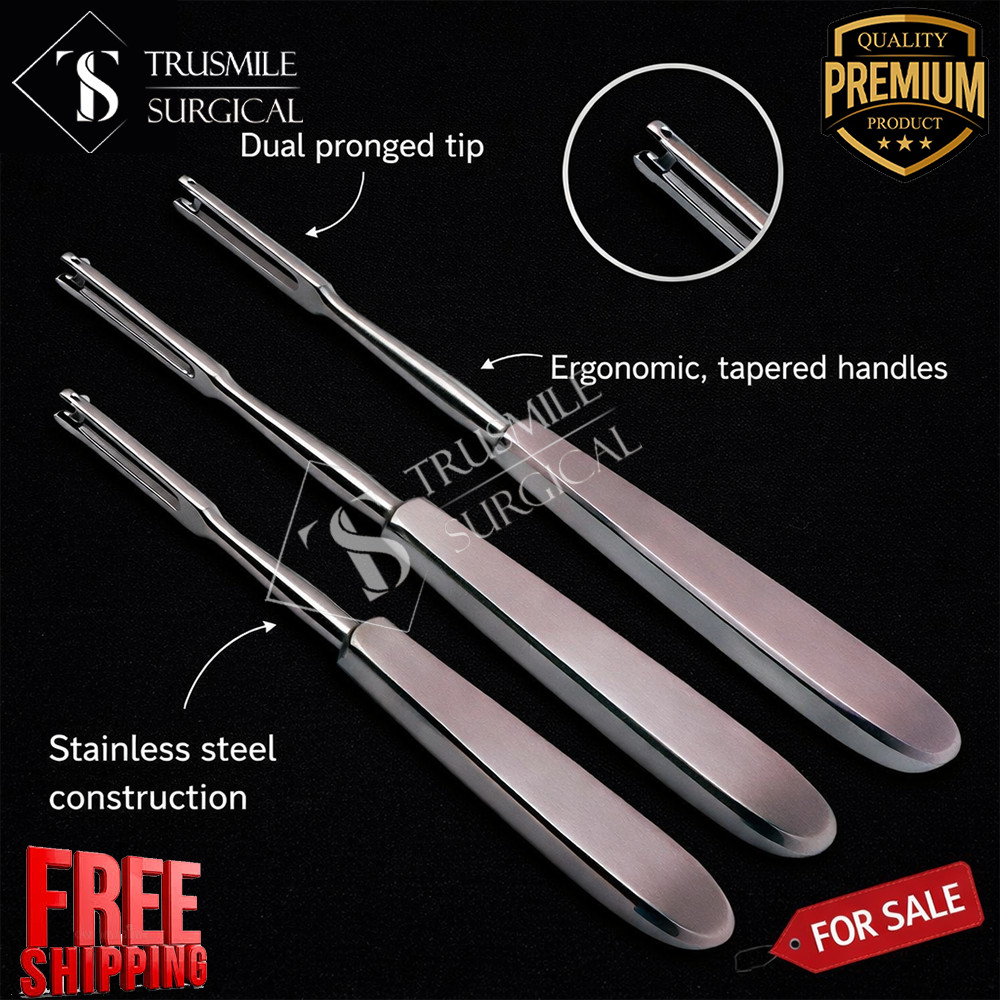 Set of 3 Ballenger Swivel Knife, 7.75″, Straight Surgical instruments