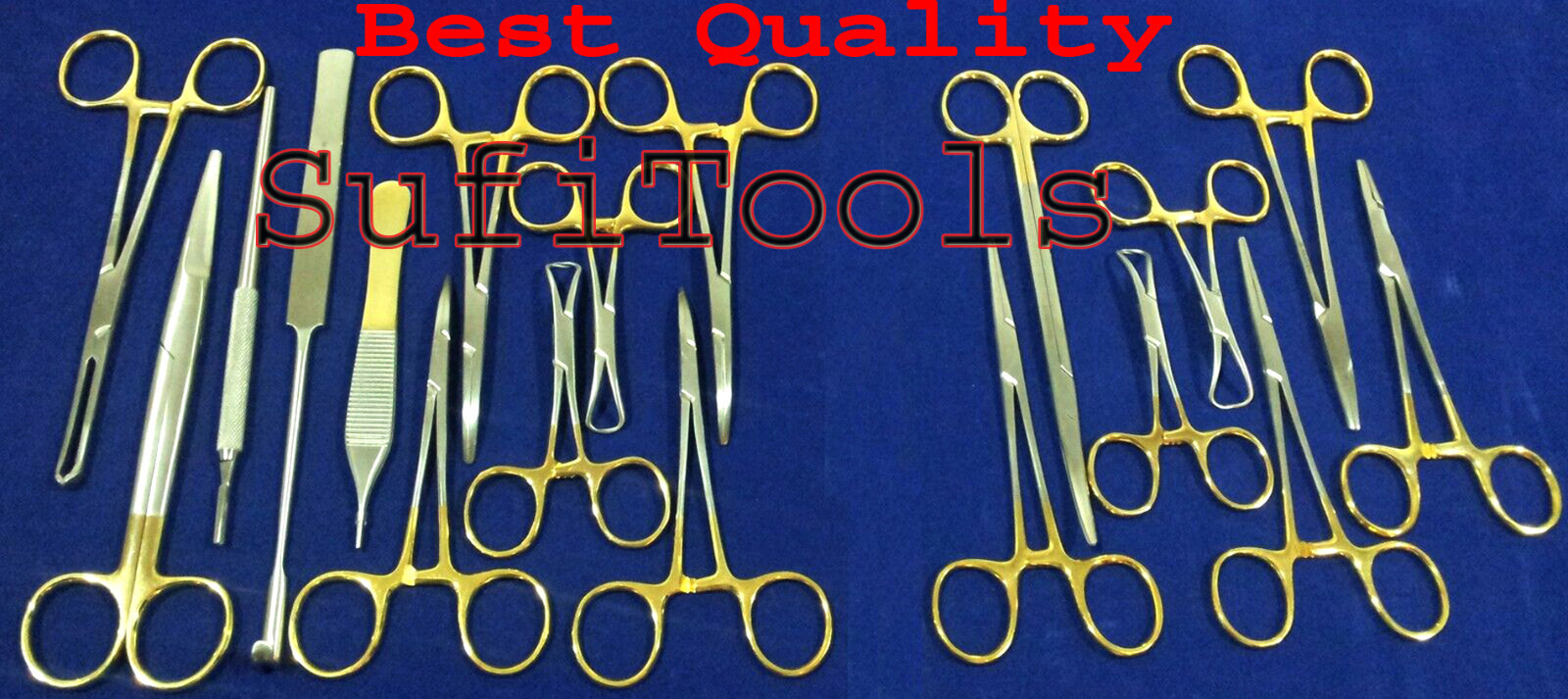 GENERAL CANINE SPAY PACK SURGICAL DENTAL INSTRUMENTS KIT 19 PCS SET