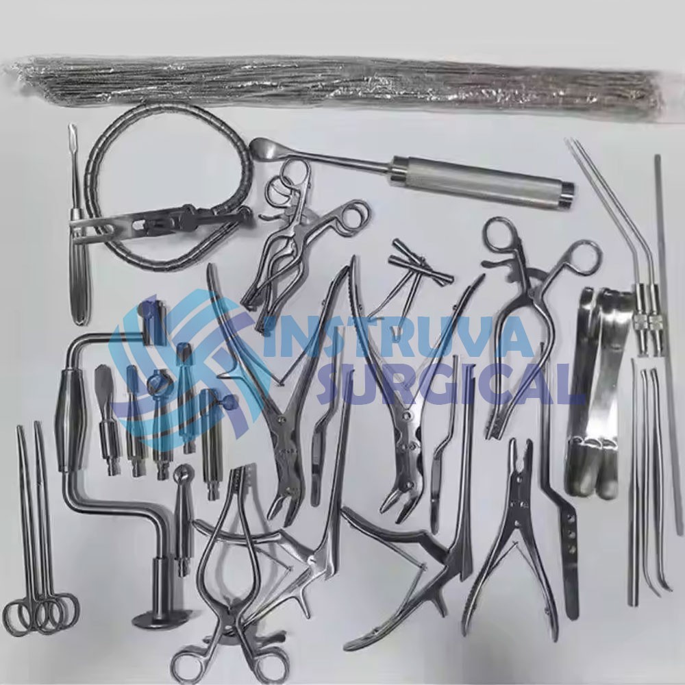 Basic Craniotomy Surgical Neuro and Spinal Orthopedic Instruments Set