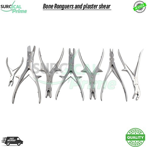Bone Ronguers and plaster shear 7 PCs Set Orthopedic Surgical Instruments