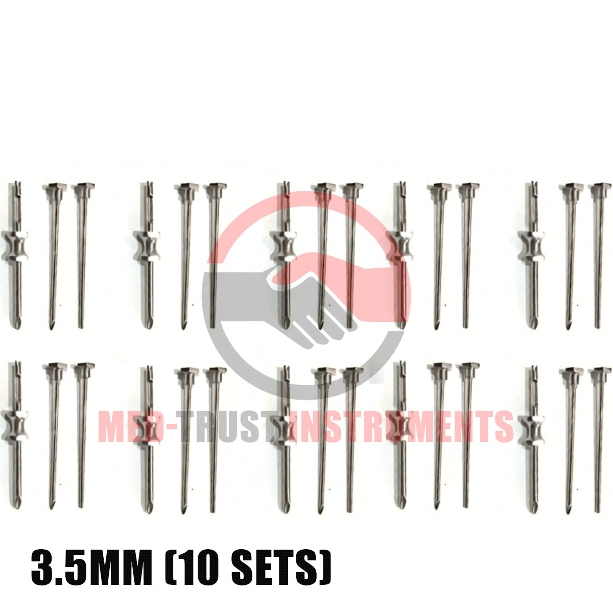 HRT Trocar 3.5mm Hormone Replacement Pellet Insertion Trocars 10 Sets