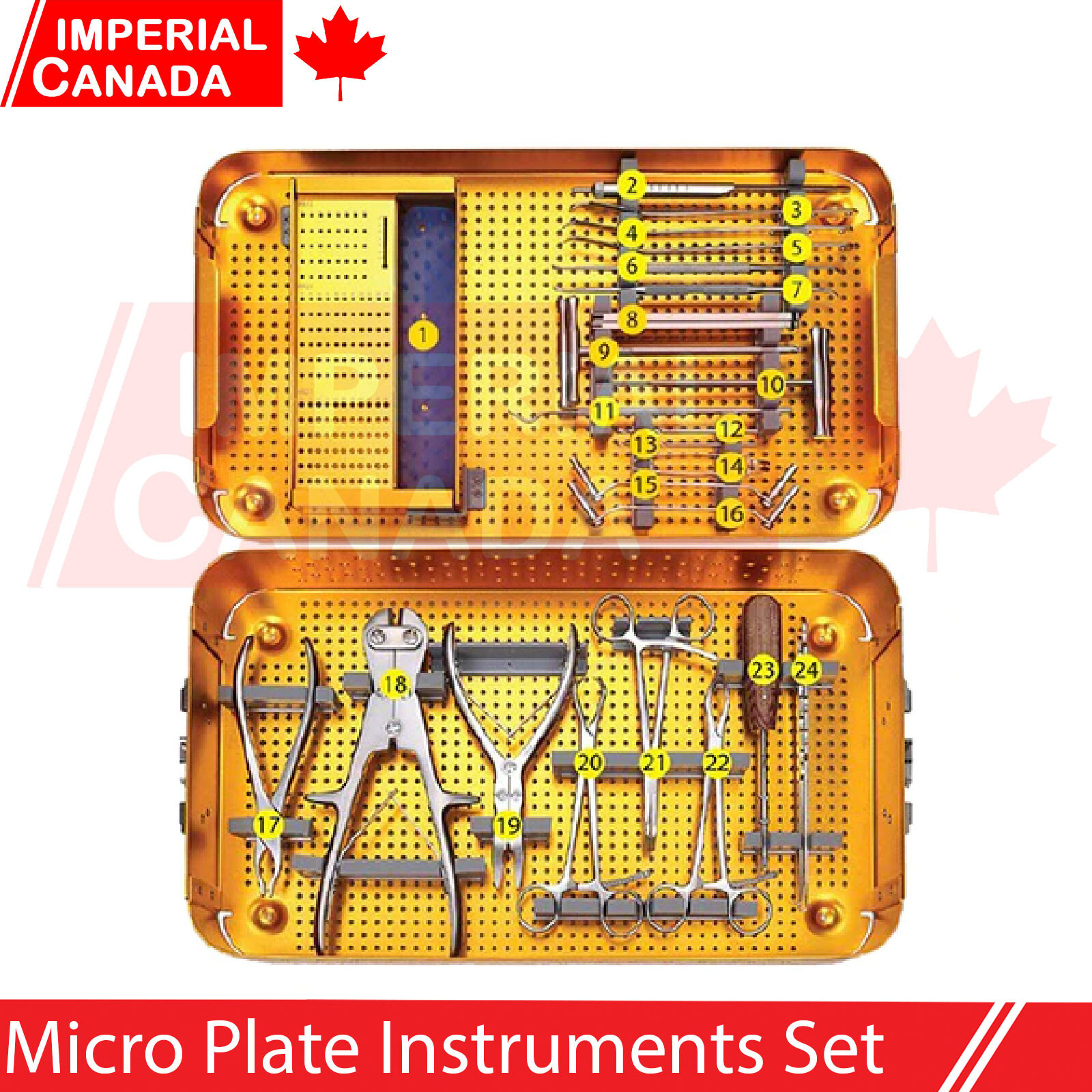 Micro Plate Instruments Set 29 Pieces