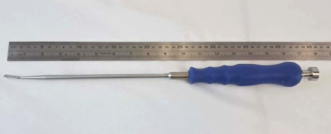 Globus Medical OsteoPrep Straight Ring Curette 675.519 10mm 7° Up-angle Tip