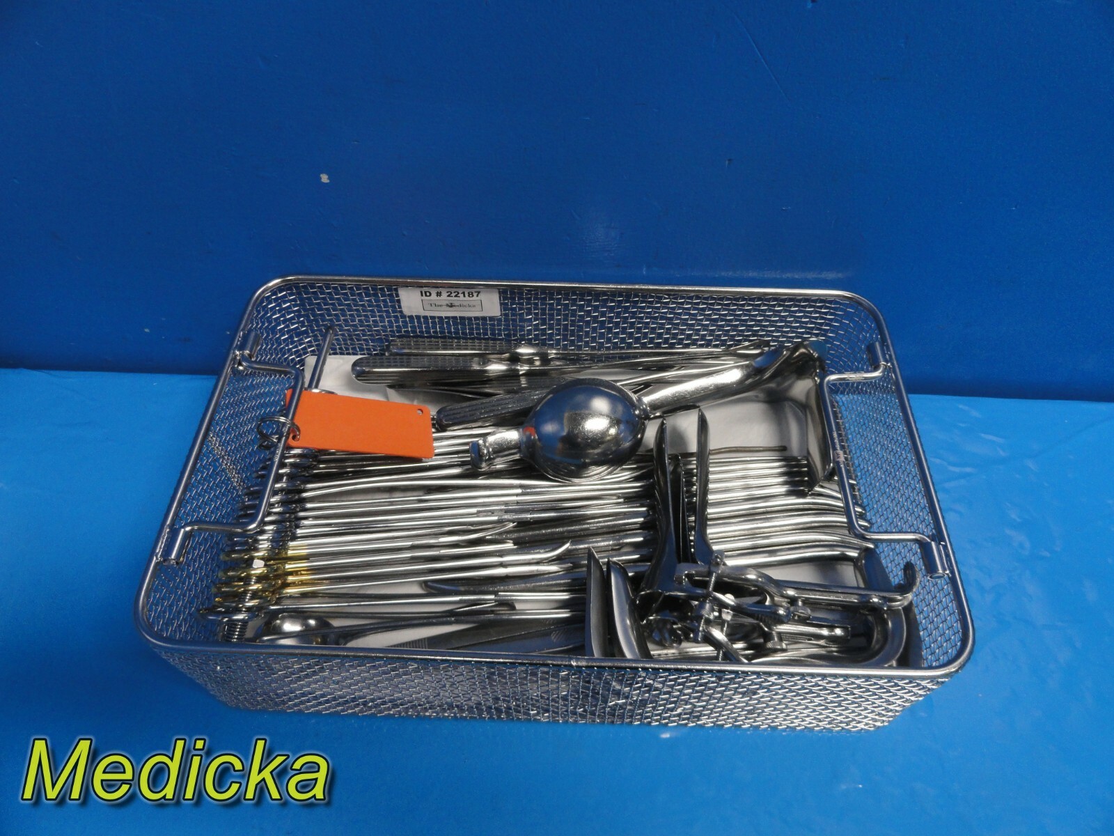 Jarit COMPLETE PROFESSIONAL D&C Tray Surgical Instruments W/ Carrying Case~22187