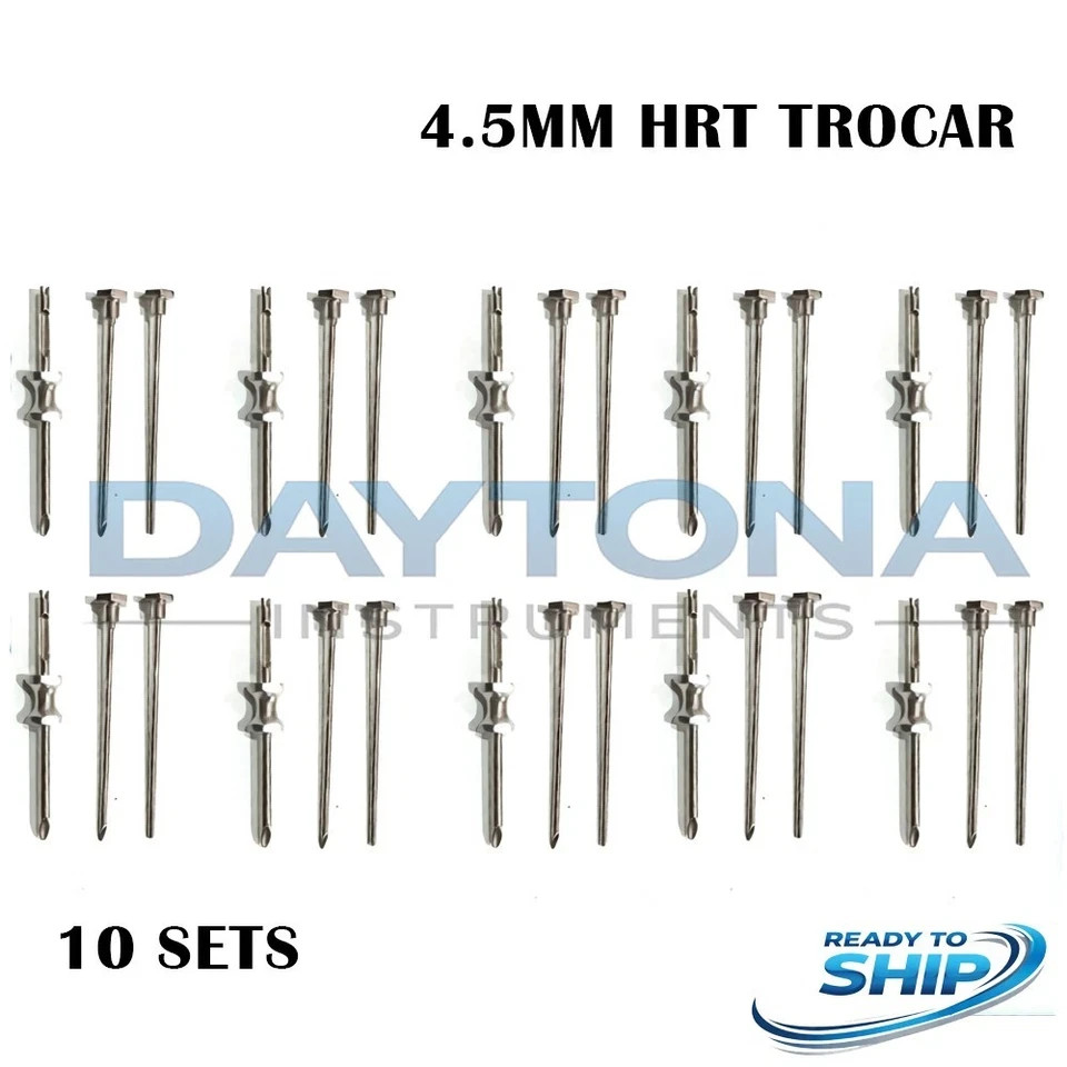 HRT Trocar 4.5mm Hormone Replacement Pellet Insertion Trocars 10 Sets